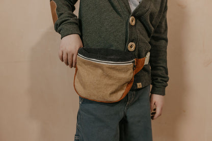 Bum Bags Corduroy Color Block