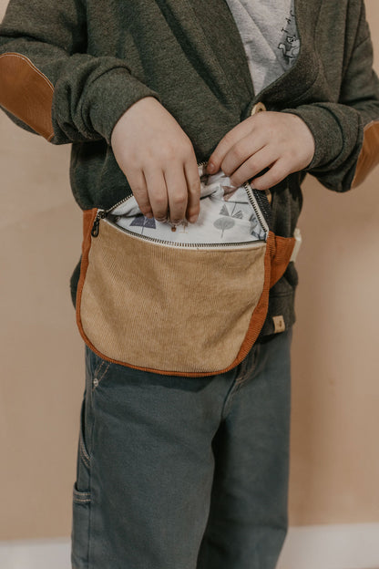 Bum Bags Corduroy Color Block